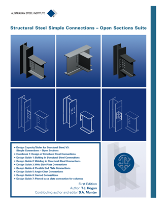 Structural steel connections series - Simple connections suite - Set of 9 books