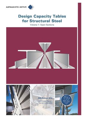 Design capacity tables for structural steel, vol. 1: Open sections - BUNDLE - hardcopy and ebook