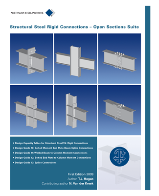 Structural steel connections series - Rigid connections suite - Set of 5 books