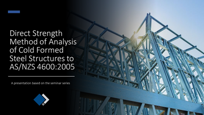 The Direct Strength Method of Analysis of Cold-Formed Steel Structures